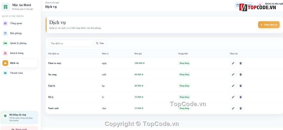 Website quản lý,quản lý nhà nghỉ,Website quản lý nhà nghỉ